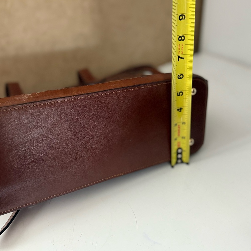 Brown Leather hand made bag